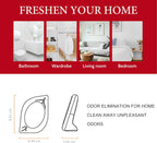 Air Freshener for Home, 4 Pack, Apple Cinnamon, Odor Eliminator for Small Area Closets Bathroom Pets Strong Odor, Up to 120 Days