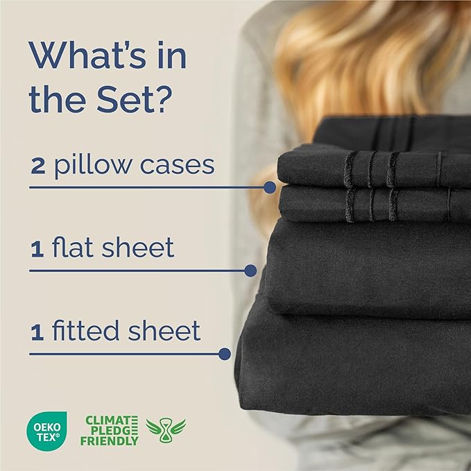 King Size 4 Piece Sheet Set - Image 2