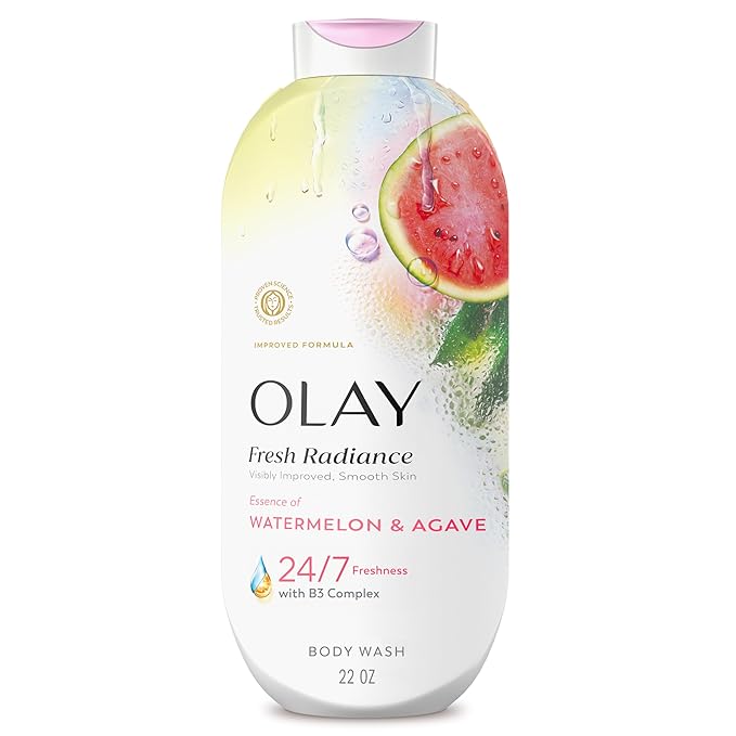 Olay Body Wash for Women, Fresh Radiance, 24/7 Skin-Loving Freshness, Visibly by Olay