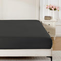ROSE&RISY Black Queen Fitted Sheet, Soft and Breathable by ROSERISY