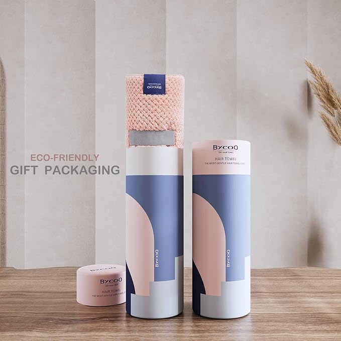 Microfiber Hair Towel Wrap for Women, Anti Frizz Large Ultra-Soft Hands-Free - Image 6