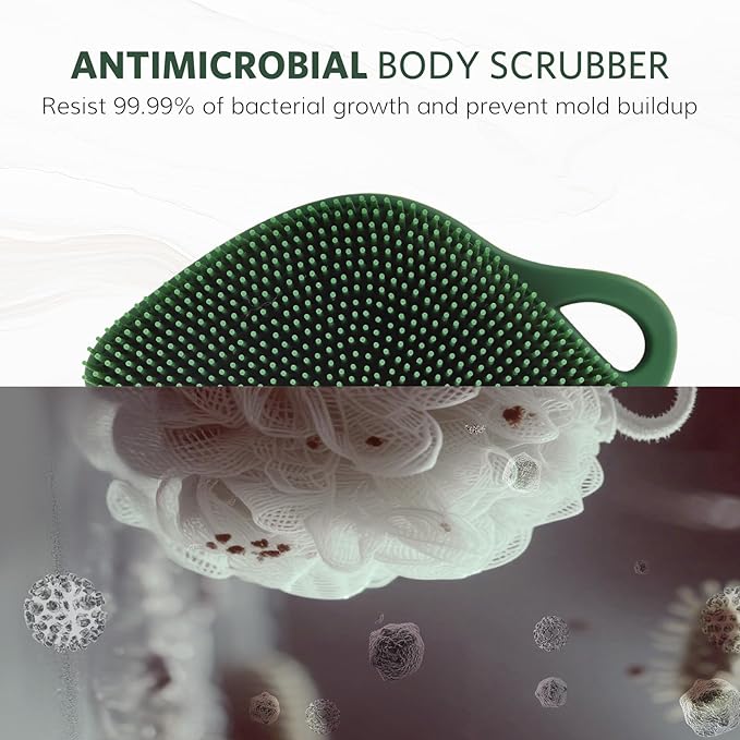 Sndyi Silicone Body Scrubber, Gentle Exfoliating Body Scrubber - Image 4