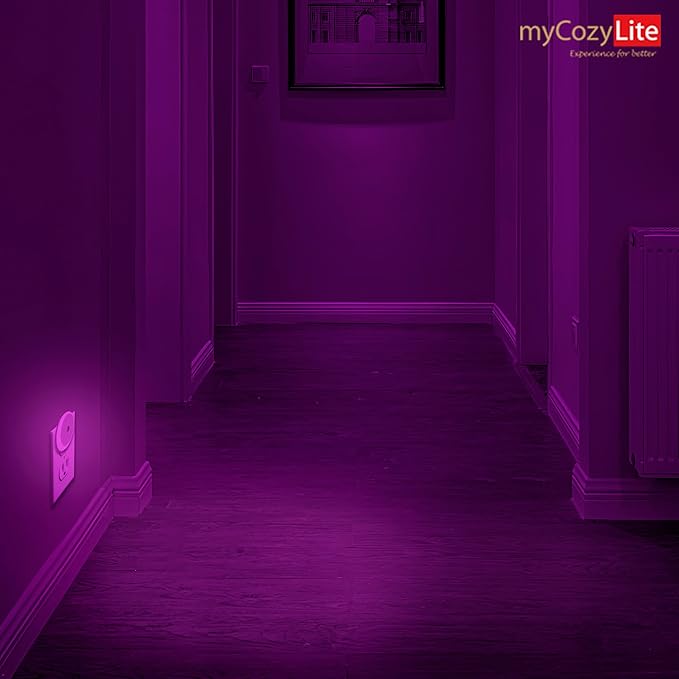 myCozyLite Pink Light Night Light Plug in, Home Decor, Dusk to Dawn Sensor - Image 6