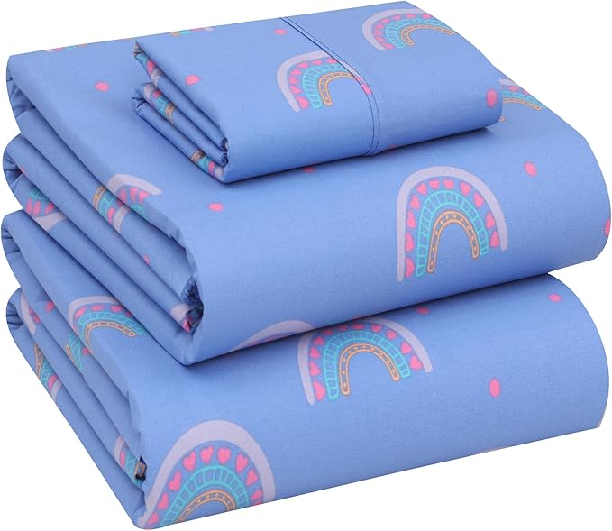 RUVANTI 100% Cotton Sheets – Twin XL Size Percale Bedding, Cooling & Breathable by Ruvanti