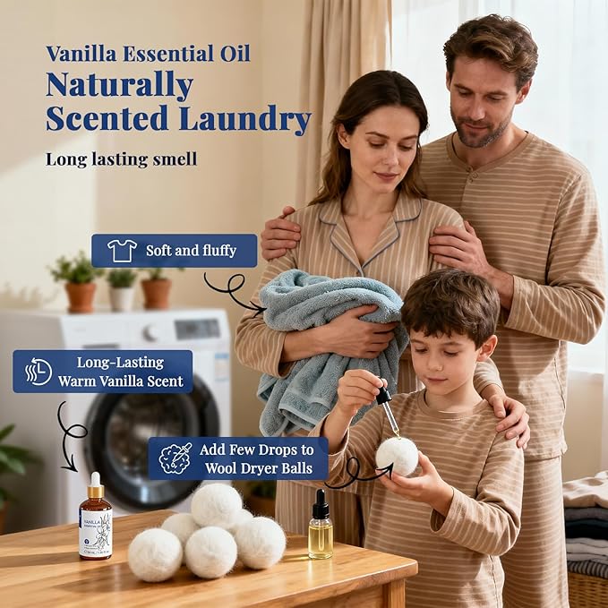 HIQILI Vanilla Essential Oil, 100% Pure Natural, Beginner-Friendly - Image 6