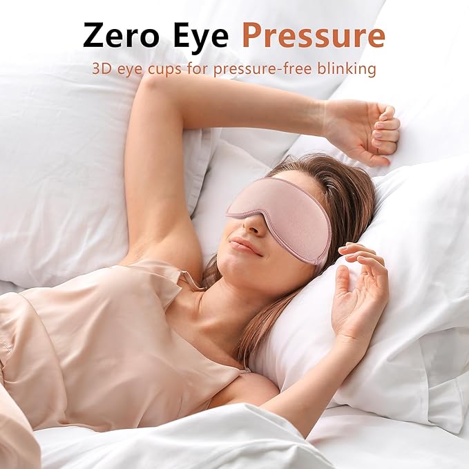Sleep Mask for Side Sleeper Women Men, Eye Mask for Sleeping Light Blocking - Image 6