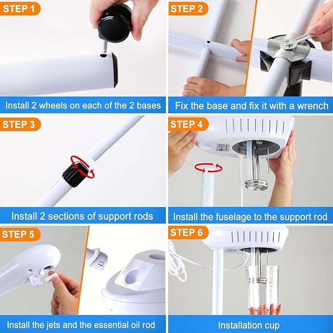 Professional Facial Steamer, Esthetician Steamer on Wheels - Image 8