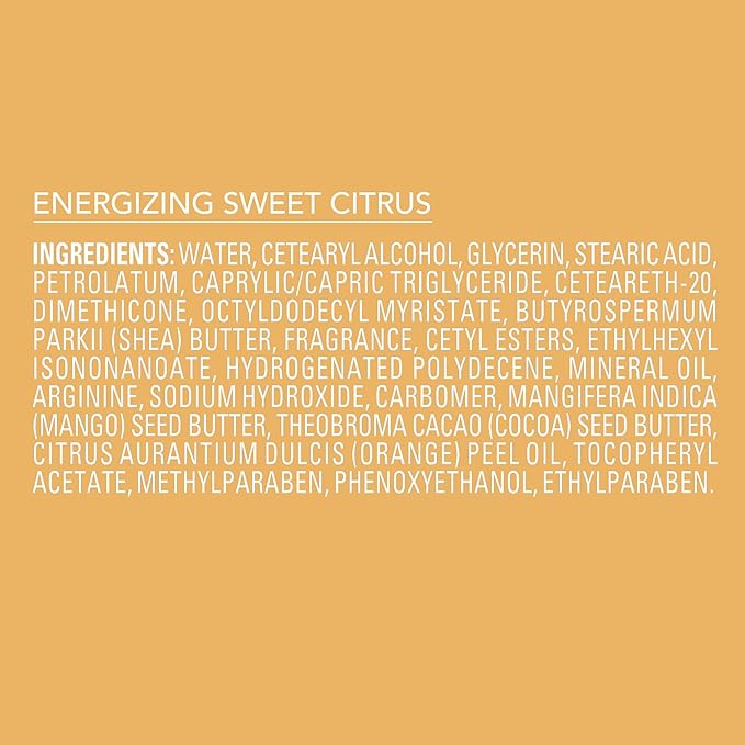 Jergens Sweet Citrus Body Butter, Hand and Body Lotion, Moisturizer - Image 7