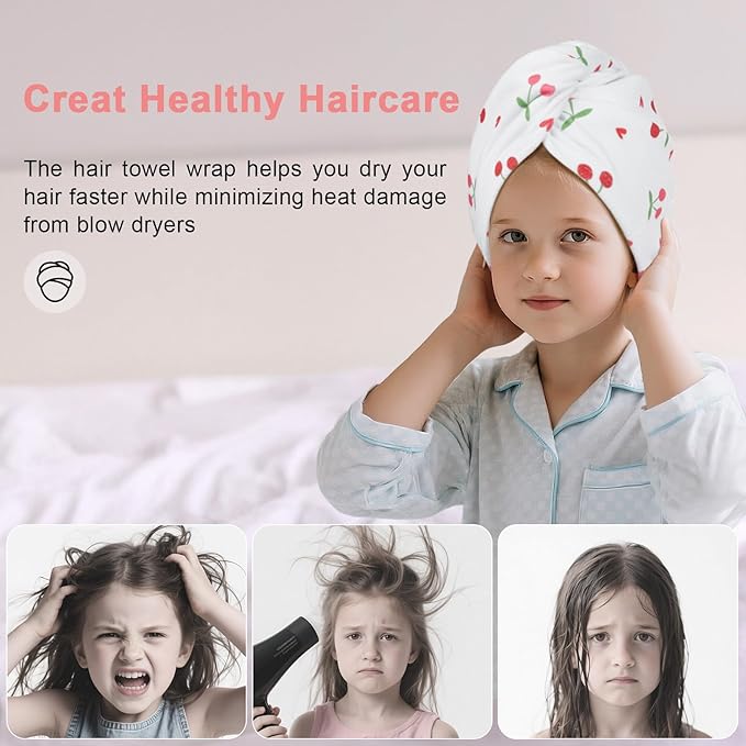 Unicorn Castle Microfiber Hair Towel - Image 5