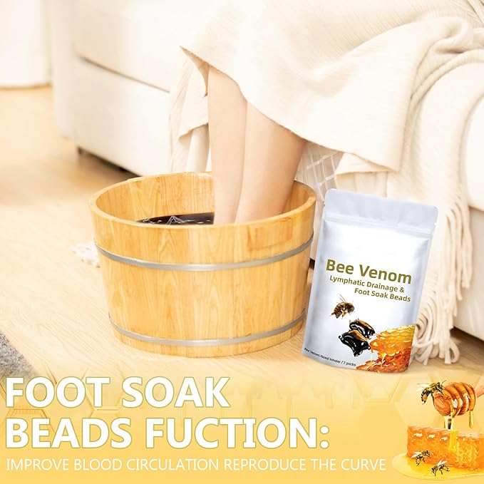 Bee Venom Foot Soak Beads, L-ymphatic Drainage & Foot Soak Beads - Image 4