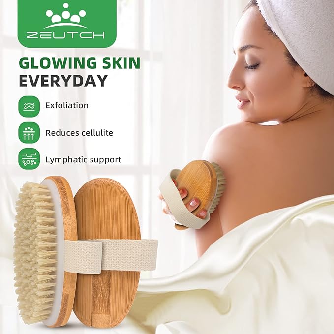 Zeutch Premium Dry Brushing Body Brush Set - Image 3