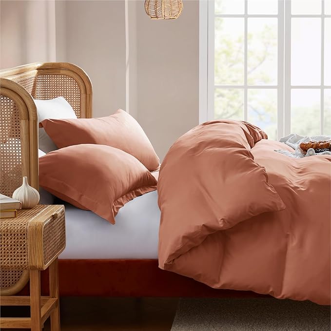 Nestl Rust Duvet Cover Queen Size - Image 7