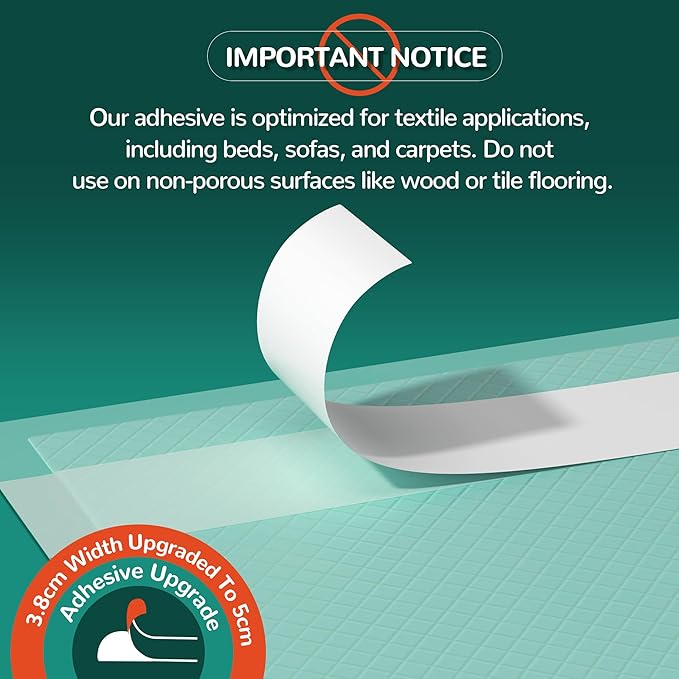 MILDPLUS Bed Pads with Adhesive Strips 30''X36'', Kids and Pet - Image 3