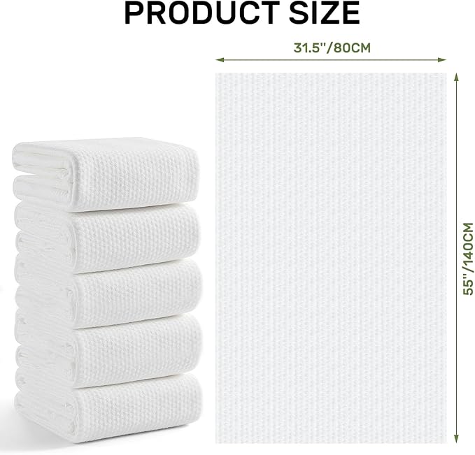 20pc Disposable Bath Towels Durable Large Portable Thicken Camping Towels Quick - Image 3
