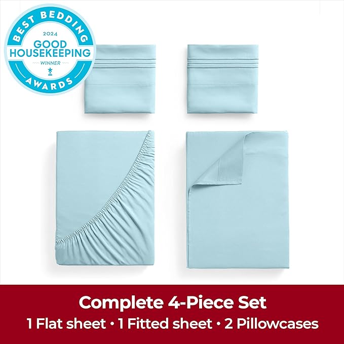 Mellanni Extra Deep California King Sheets - Image 4