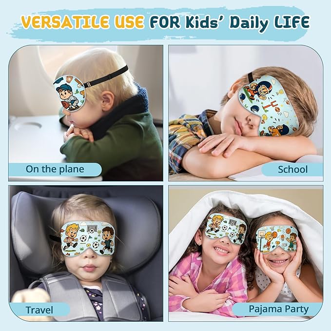 Kids Sleep Mask – 100% Mulberry Silk Eye Mask - Image 7