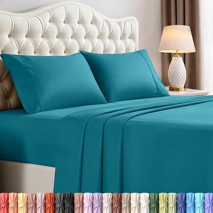 Utopia Bedding Queen Size Sheet Set – 4 Piece Bed Sheets, Soft and Breathable by UTOPIABEDDING