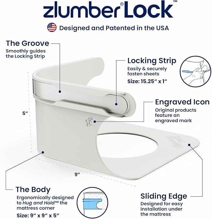 The Original USA Patented ZlumberLock – Secure Sheet Holder - Image 8