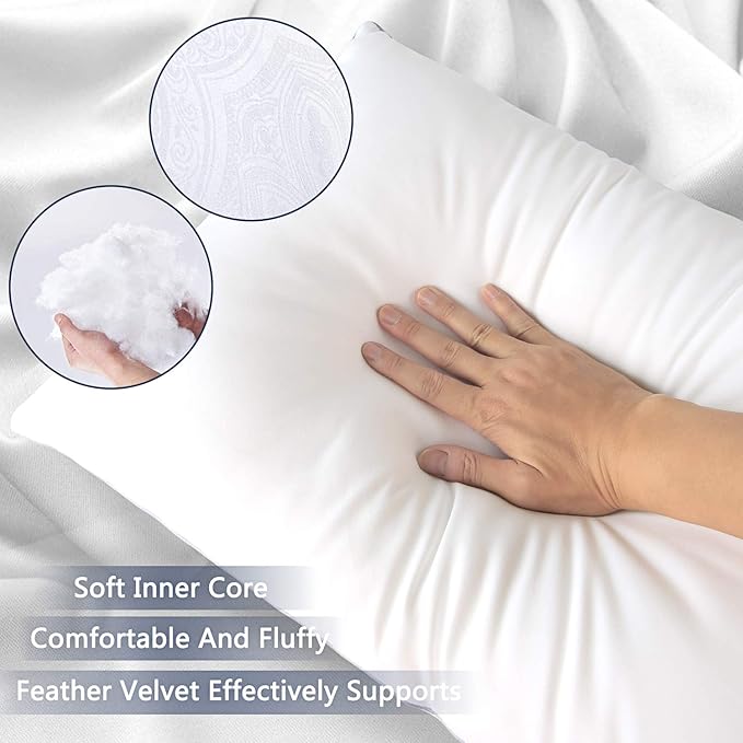 HIMOON Bed Pillows for Sleeping 2 Pack, King Size Cooling Pillows Set of 2 - Image 3