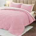 MUXHOMO 7 Pieces King Comforter Set, Reversible Bed in a Bag King Size by MUXHOMO