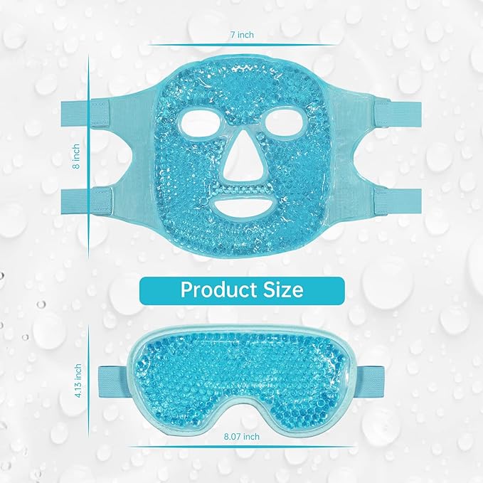 ZNÖCUETÖD Cooling Ice Face Eye Mask - Image 7