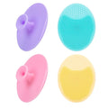 4 Pack Face Scrubber, JEXCULL Soft Silicone Facial Cleansing Brush Face by JEXCULL