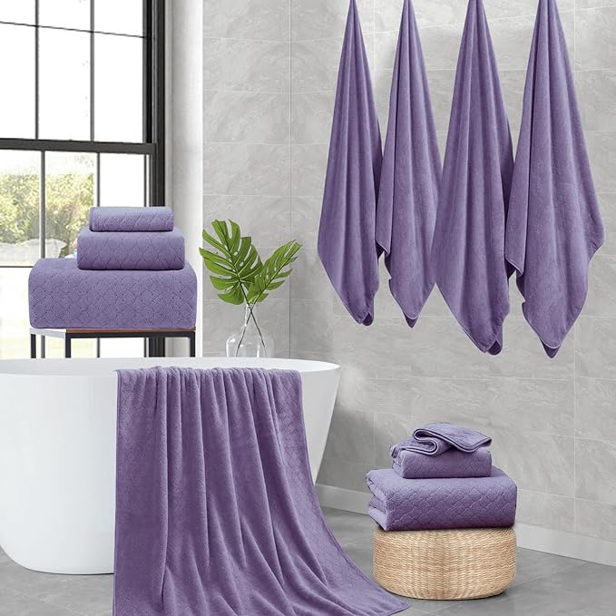 Extra Large Bath Towels Set 35x70 Inches - Image 6