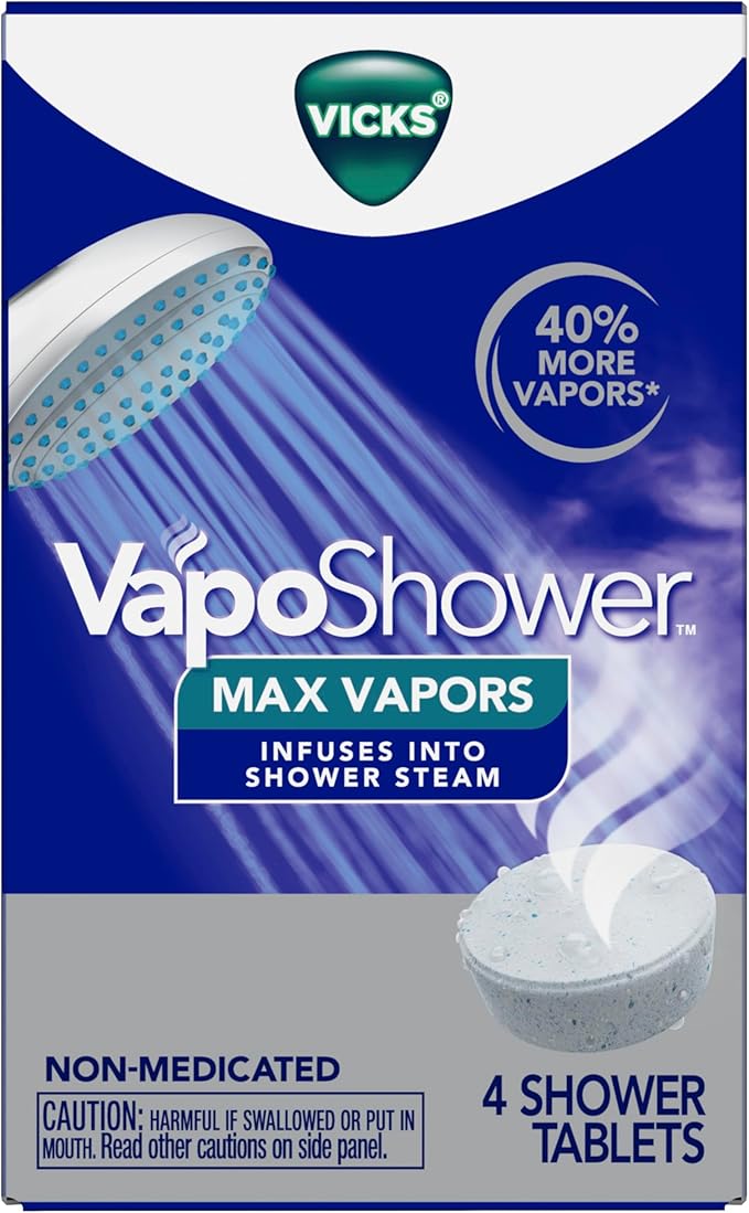 Vicks VapoShower Max Tablets, Non-Medicated Eucalyptus Shower Steamer Tablets - Image 11