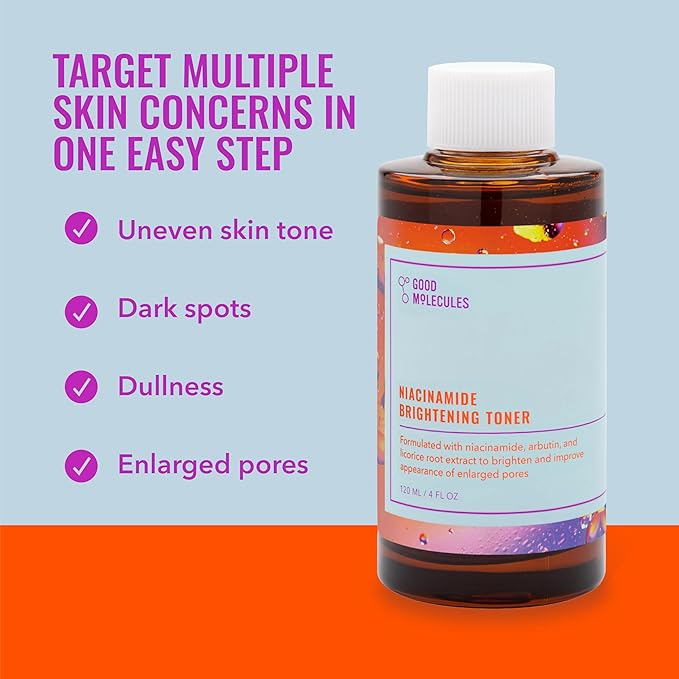 Good Molecules Niacinamide Brightening Toner Pack 3 – 120 ml / 4 fl oz Each | - Image 7