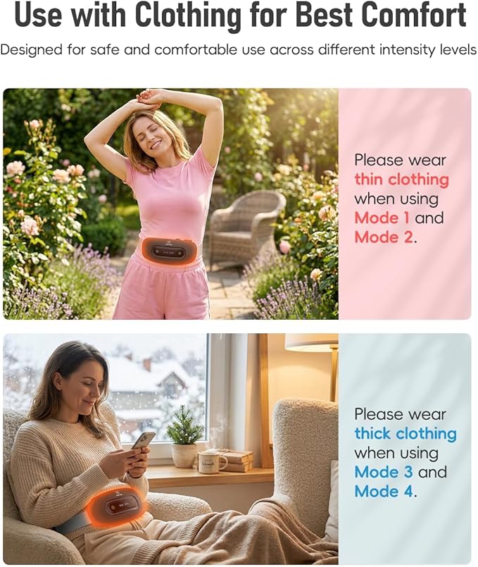 Electric Heating Pad, Portable Cordless Menstrual Pad - Image 3