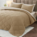 MUXHOMO 7 Pieces King Comforter Set, Reversible Bed in a Bag King Size by MUXHOMO