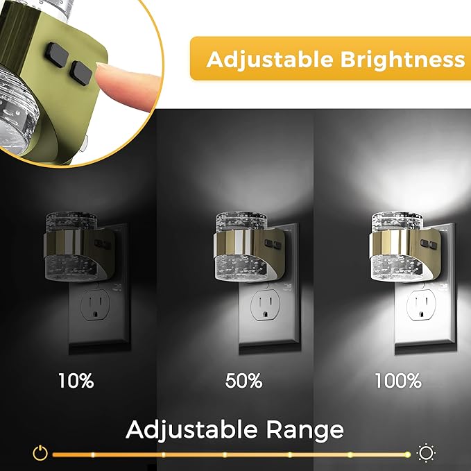 L LOHAS LED 4 Pack 3CCT Night Lights Plug into Wall, 3000K/4000k/5000K - Image 3