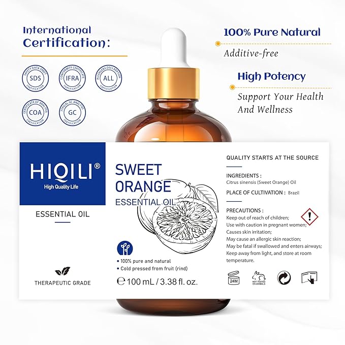 HIQILI 100ML Orange Essential Oil - Image 7
