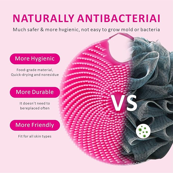 Silicone Face Scrubber with Body Scrubber - Image 8