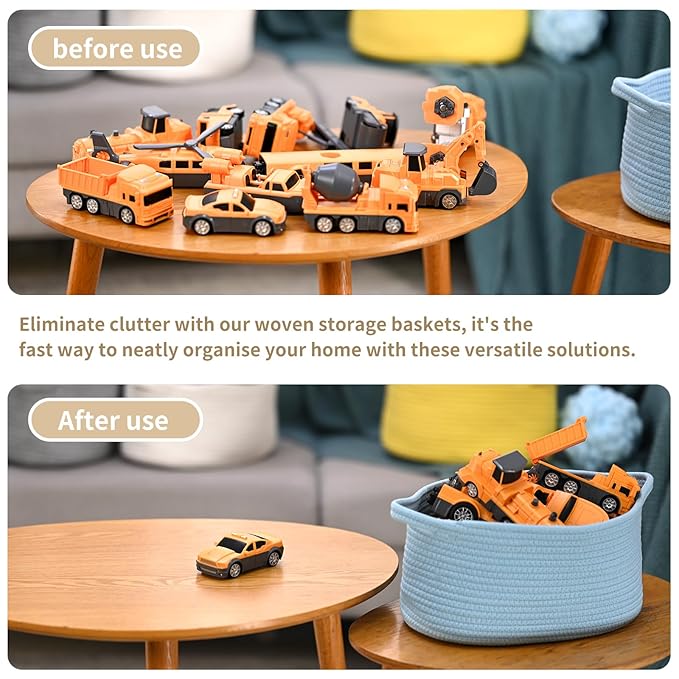 Happyiren Cute Woven Storage Basket - Image 7