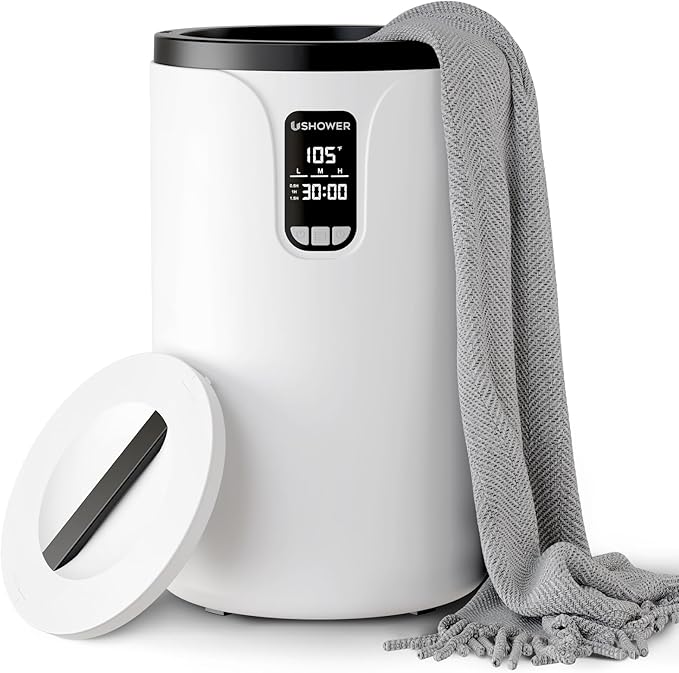 USHOWER Towel Warmers for Bathroom, 20L Large Towel Warmer Bucket for Spa by USHOWER