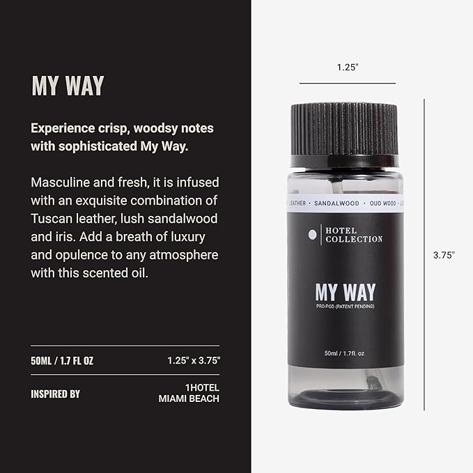 Hotel Collection Diffuser Oil-My Way Pro-Pod-Aromatherapy Essential Fragrance - Image 3