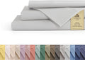 Linen Home 100% Cotton Percale Sheets Full Size, Deep Pocket, 4 Pieces Set by LINENHOME