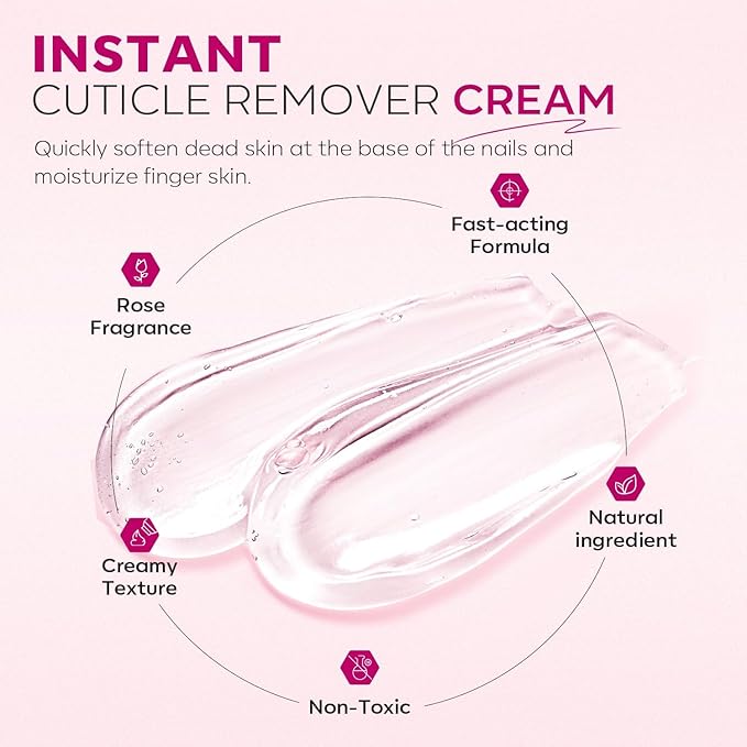 Modelones Cuticle Remover Cream Cuticle Softener Nail Repair - Image 4