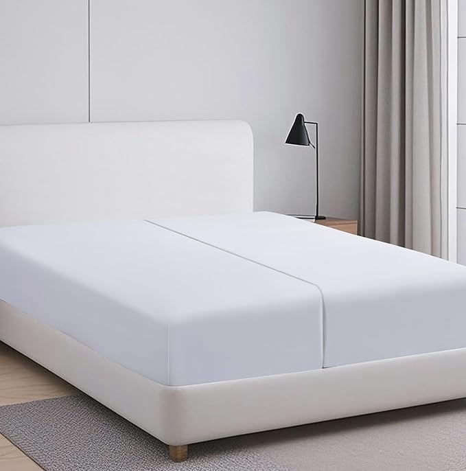2-Pack 100% Egyptian Cotton Fitted Sheet TwinXL Size, 600 Thread Count Cotton - Image 2