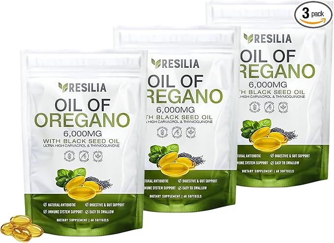 Resilia Oil Of Oregano Softgels by ResiliaoilofOregano