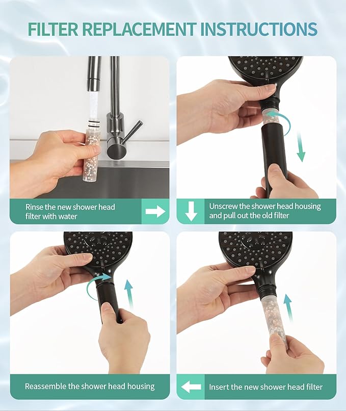 SR SUN RISE Shower Filter for Handheld Shower Head - Image 6