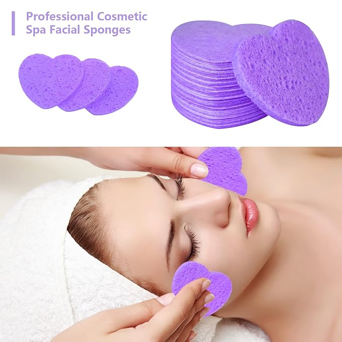 100-Count Compressed Facial Sponges - Image 2