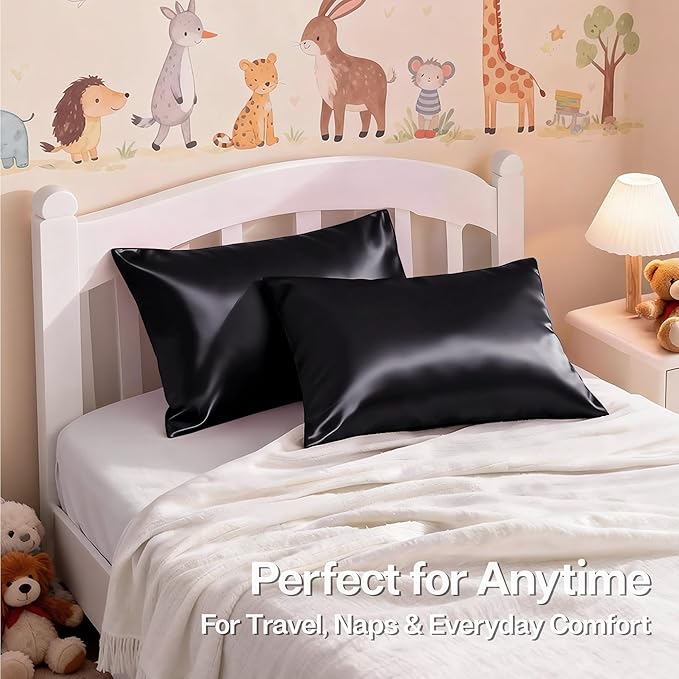 MR&HM Satin Pillowcase for Hair and Skin, Silk Satin Pillowcase 2 Pack - Image 5