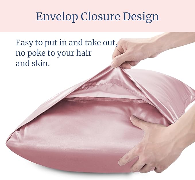 BEDELITE Satin Pillowcase for Hair and Skin, Super Soft Similar to Silk Pillow - Image 6