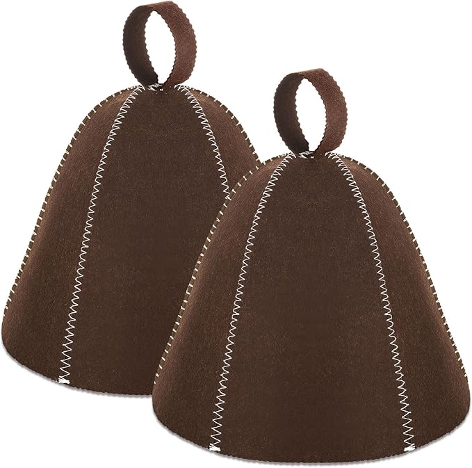 JaGely Sauna Hat for Men Women Sauna Hat Vaporarium Cap Russian Banya Cap for by JaGely