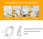 Air Freshener for Home, 4 Pack, Citrus, Odor Eliminator for Small Area Closets Bathroom Pets Strong Odor, Up to 120 Days