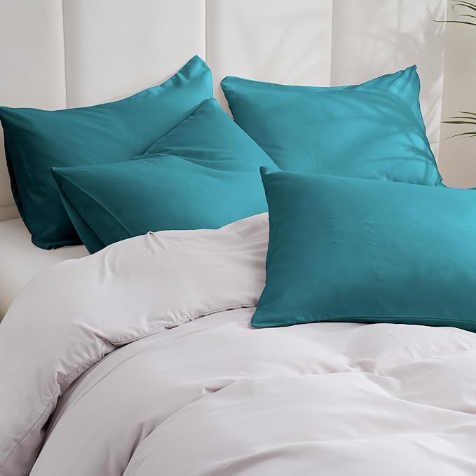 ZPECC Pillow Cases King Size Set of 4, 20x36 Envelope Closure Pillowcases - Image 2