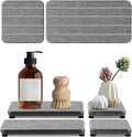 4PCS Stone Drying Tray for Bathroom Sink and Kitchen Counter, Fast Drying by Unknown