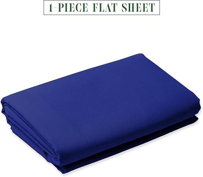 Luxury Flat Sheet on Amazon Elegant Comfort Wrinkle-Free 1500 Premier Hotel - Image 2